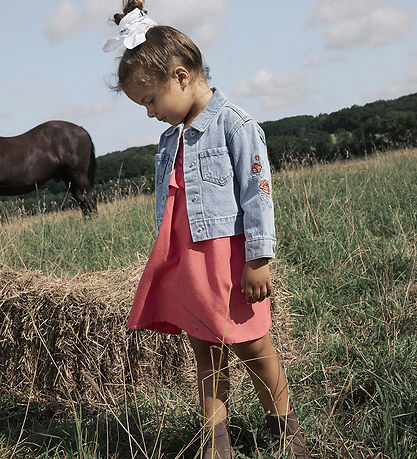 Name It Denimjakke - NmfConny - Lyseblå Denim/Rose