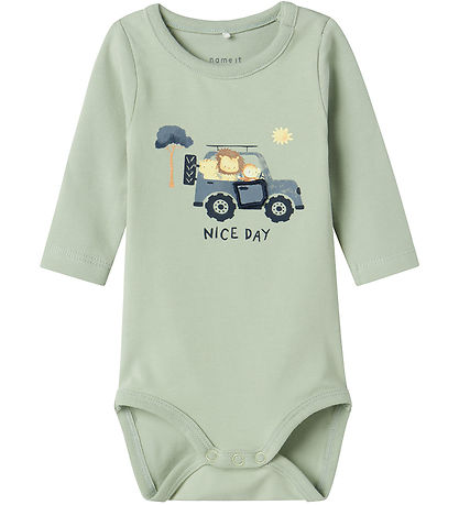 Name It Body l/æ - NbmHollow - Aqua Gray m. Print Name It Body l/æ - NbmHollow - Aqua Gray m. Print
