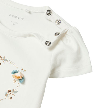 Name It Body k/æ - NbfHillie - Cloud Dancer m. Print Name It Body k/æ - NbfHillie - Cloud Dancer m. Print