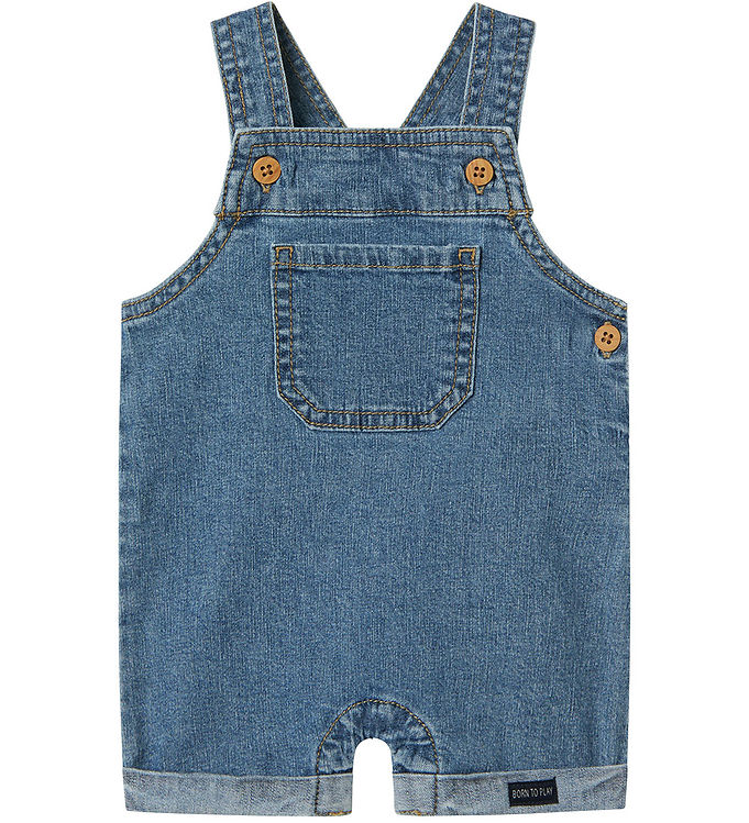 Name It Smækbukser - Hør/Bomuld - NbmLou - Mørkeblå Denim