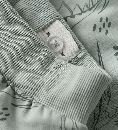 Name It Sweatshorts - NmmVermo - Aqua Gray/Tone Dino Name It Sweatshorts - NmmVermo - Aqua Gray/Tone Dino