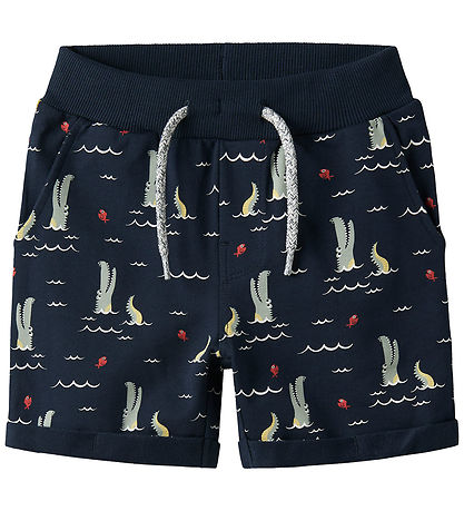 Name It Sweatshorts - NmmVermo - Navy Blazer/Fish Alligator Name It Sweatshorts - NmmVermo - Navy Blazer/Fish Alligator