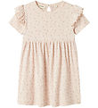 Lil' Atelier Kjole - Rib - NmfGago - Peach Blush m. Blomster Lil' Atelier Kjole - Rib - NmfGago - Peach Blush m. Blomster
