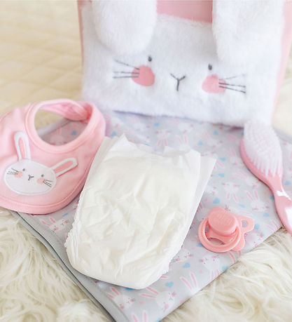 Tiny Treasures Dukkepusletaske - Bunny Tiny Treasures Dukkepusletaske - Bunny