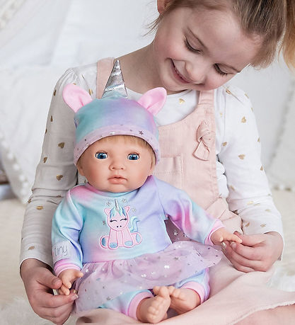 Tiny Treasures Dukketøj - Magic Unicorn All-In-One Tiny Treasures Dukketøj - Magic Unicorn All-In-One