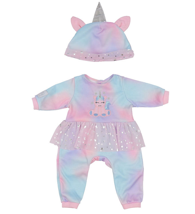 Tiny Treasures Dukketøj - Magic Unicorn All-In-One