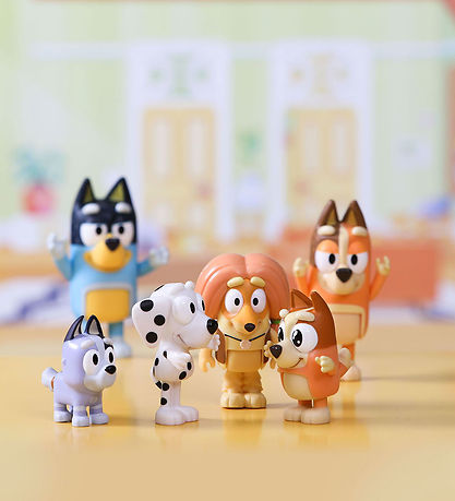 Bluey Figurer - 8-pak - Blueys Familie & Venner