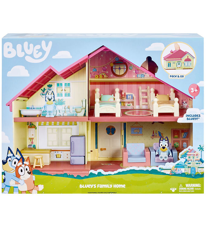 Bluey Legesæt - Blueys Familiehjem