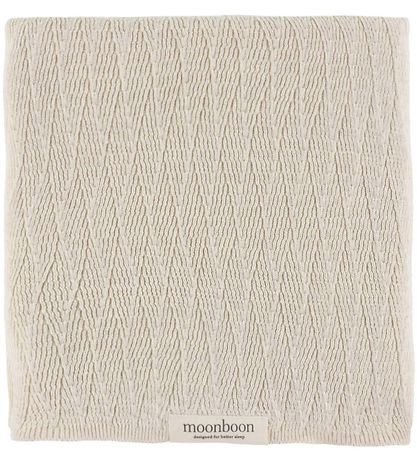 Moonboon Tæppe - Strik - 100x80 cm - Nature Moonboon Tæppe - Strik - 100x80 cm - Nature