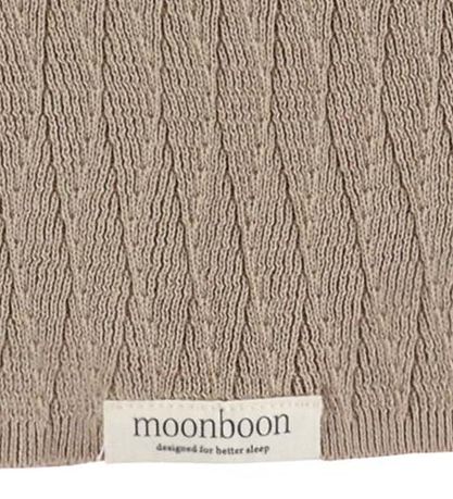 Moonboon Tæppe - Strik - 100x80 cm - Earth