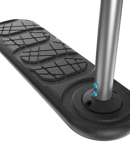 Indo Trampolinløbehjul - Kickstart Classic - Sort