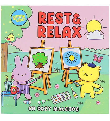 Forlaget Tukan Malebog - Cozy Time - Sunny Vibes: Rest & Relax