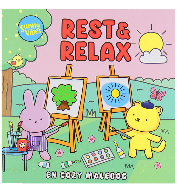 Forlaget Tukan Malebog - Cozy Time - Sunny Vibes: Rest & Relax