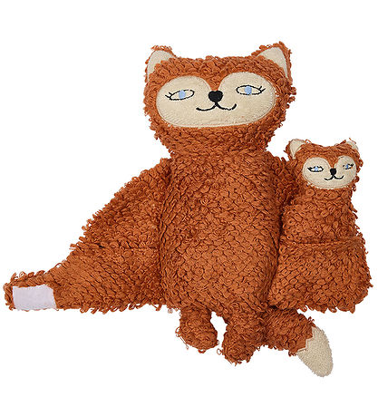 OYOY Knuffel - Frida & Baby Felix Fox - Caramel