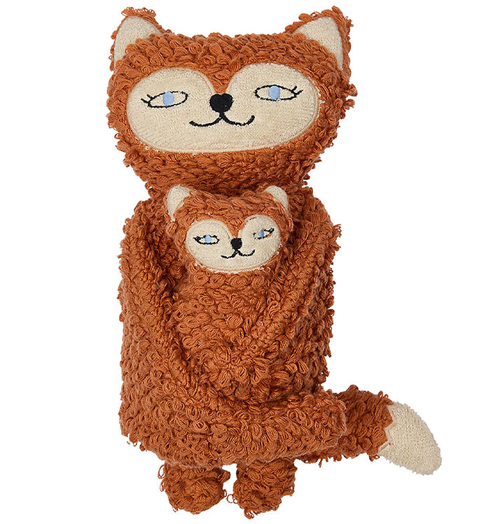OYOY Bamse - Frida & Baby Felix Fox - Caramel