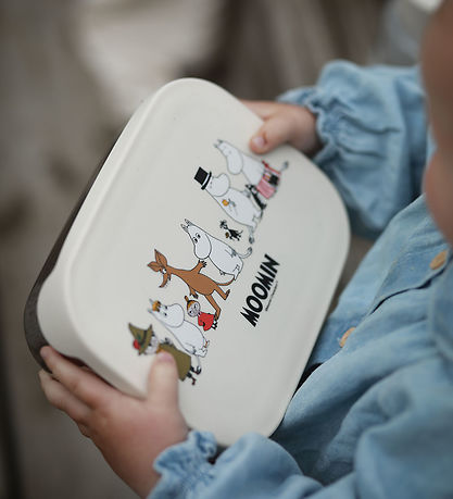 Rätt Start Madkasse - Mumi - Rustfrit Stål/Silikone - Beige