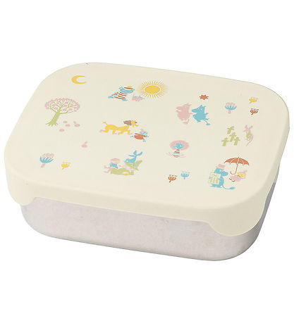 Rätt Start Madkasse - Mumi - Rustfrit Stål/Silikone - Beige