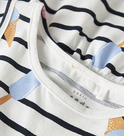 Name It Kjole - NmfVigga - Bright White/Ice