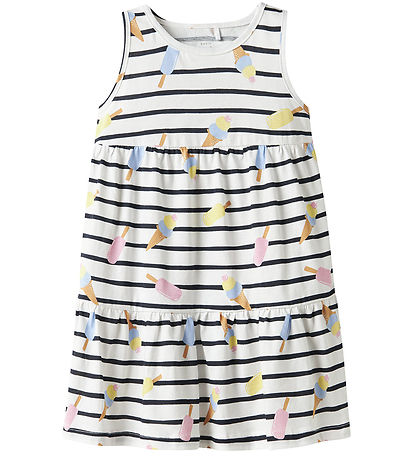 Name It Kjole - NmfVigga - Bright White/Ice