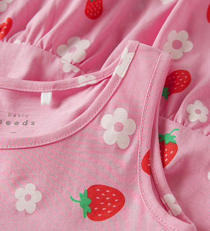 Name It Kjole - NmfVigga - Pink Frosting/Strawberry