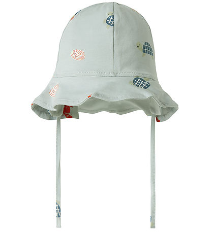 Name It Sun Hat - NbmVroels - Pearl Blue/Sea Animals