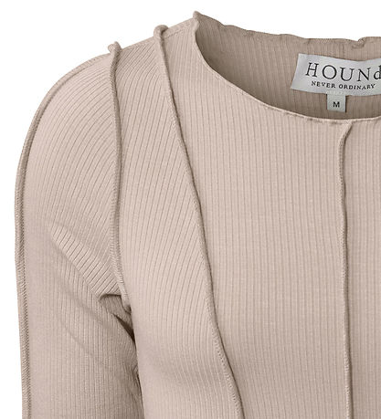 Hound Bluse - Fitted Top - Sand Hound Bluse - Fitted Top - Sand