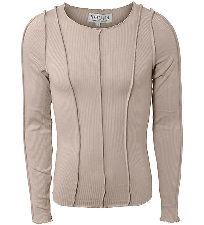 Hound Bluse - Fitted Top - Sand Hound Bluse - Fitted Top - Sand