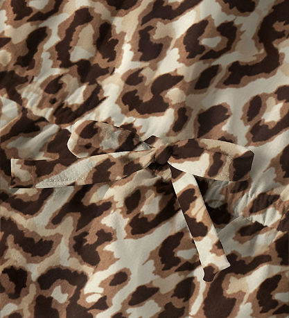 Name it Kjole - NkfVinaya - Sort/LEOPARD AOP