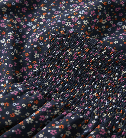 Name it Lang Nederdel - NkfVinaya - Navy Blazer/COLOR FLOWER