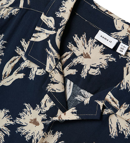 Name it Skjorte k/æ - NkmFerane - Walnut