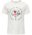 Kids Only T-shirt - KogEmma - Cloud Dancer/Bouquet Coll 2/2025 Kids Only T-shirt - KogEmma - Cloud Dancer/Bouquet Coll 2/2025