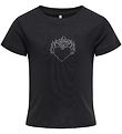 Kids Only T-shirt - KogKira - Sort/Hjerte m. Rhinsten Kids Only T-shirt - KogKira - Sort/Hjerte m. Rhinsten