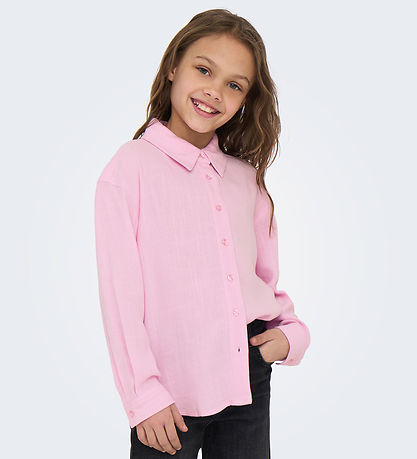 Kids Only Skjorte - Viskose/Hør - KogSiesta - Pirouette