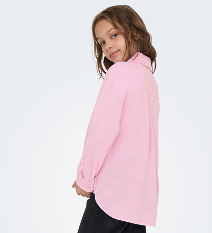 Kids Only Skjorte - Viskose/Hør - KogSiesta - Pirouette