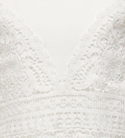 Kids Only T-shirt - KogBetsy - Cloud Dancer m. Hulmønster