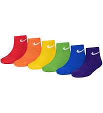 Nike Ankelstrømper - Cushioned - Dri-Fit - 6-pak - Multi Nike Ankelstrømper - Cushioned - Dri-Fit - 6-pak - Multi