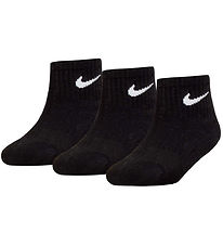 Nike Ankelstrømper - Cushioned - Dri-Fit - 3-pak - Sort Nike Ankelstrømper - Cushioned - Dri-Fit - 3-pak - Sort