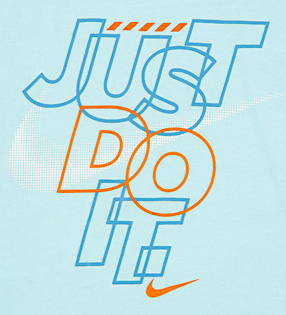 Nike Shortssæt - T-shirt/Shorts - Blue Beyond Nike Shortssæt - T-shirt/Shorts - Blue Beyond