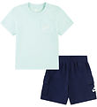 Nike Shortssæt - T-shirt/Shorts - Midnight Navy Nike Shortssæt - T-shirt/Shorts - Midnight Navy