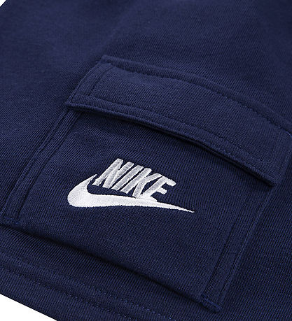 Nike Shortssæt - T-shirt/Shorts - Midnight Navy Nike Shortssæt - T-shirt/Shorts - Midnight Navy