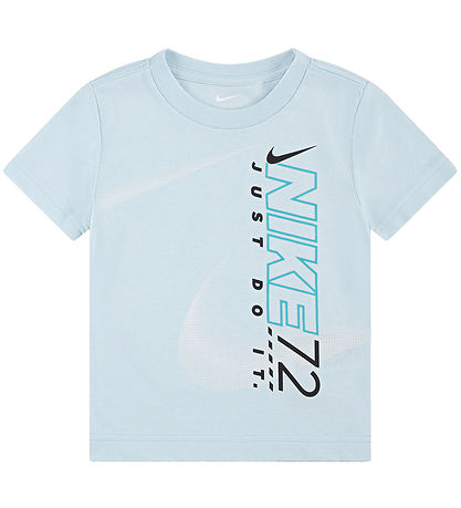 Nike Shortssæt - T-shirt/Shorts - Lyseblå/Sort Nike Shortssæt - T-shirt/Shorts - Lyseblå/Sort