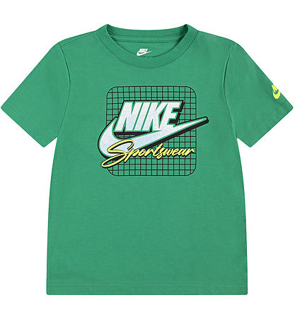 Nike Shortssæt - T-shirt/Shorts - Grøn/Sort Nike Shortssæt - T-shirt/Shorts - Grøn/Sort