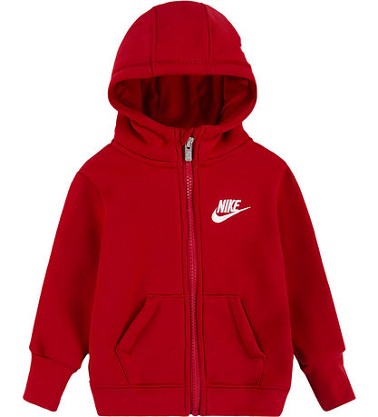 Nike Sweatsæt - Cardigan/Sweatpants - Gym Red Nike Sweatsæt - Cardigan/Sweatpants - Gym Red