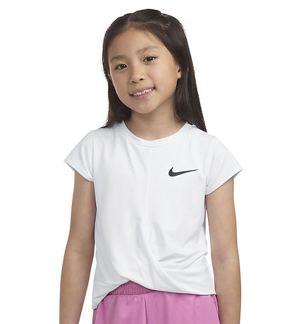 Nike T-shirt - Dri-Fit - Hvid m. Logo Nike T-shirt - Dri-Fit - Hvid m. Logo