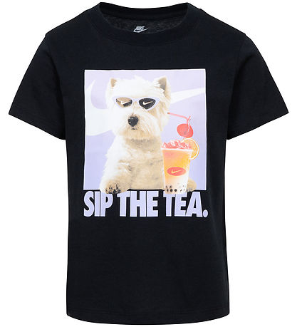 Nike T-shirt - Sip Photo - Sort m. Hund