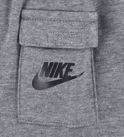 Nike Shortssæt - T-shirt/Shorts - Carbon Heather Nike Shortssæt - T-shirt/Shorts - Carbon Heather