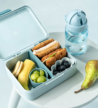 Done By Deer Silikoneforme - 3-pak - Happy Clouds - Blå