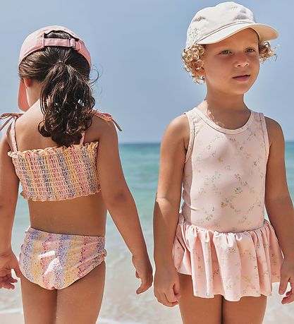 Wheat Kasket - Cecil - Sandshell m. Blomster Wheat Kasket - Cecil - Sandshell m. Blomster