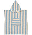 Wheat Badeponcho - Lille - Frotté - Blue Swim Stripe Wheat Badeponcho - Lille - Frotté - Blue Swim Stripe