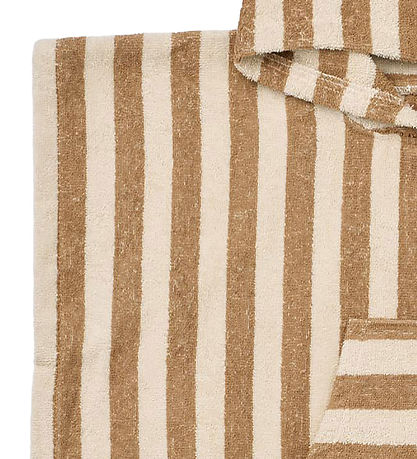 Wheat Badeponcho - Lille - Frotté - Cappucino Stripe